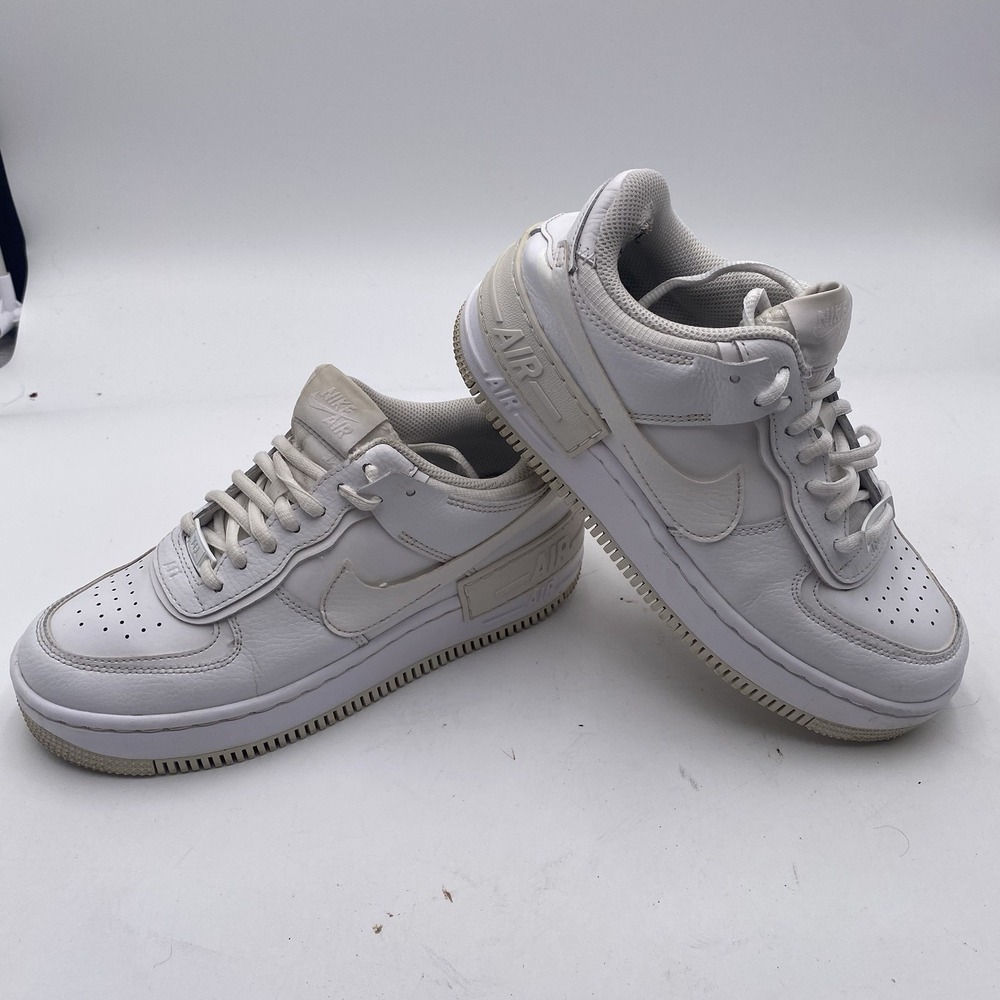 Nike Air Force Shadow White Women's Shoes CI0919-100 size 7 VGC